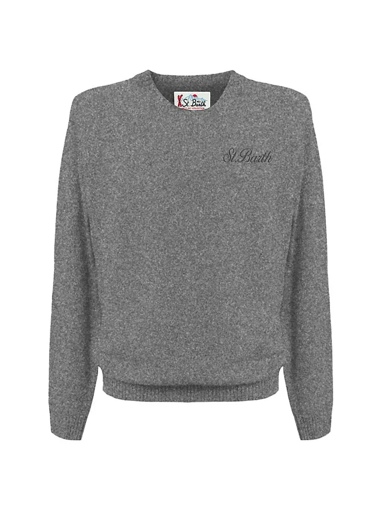 St. Barth Embriodered Crewneck Sweater