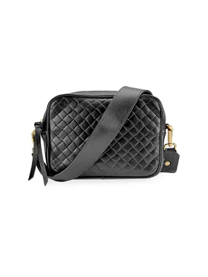 Madison Quilted Leather Crossbody Bag