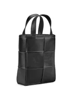 Mini Chloe Leather Shopper Tote Bag