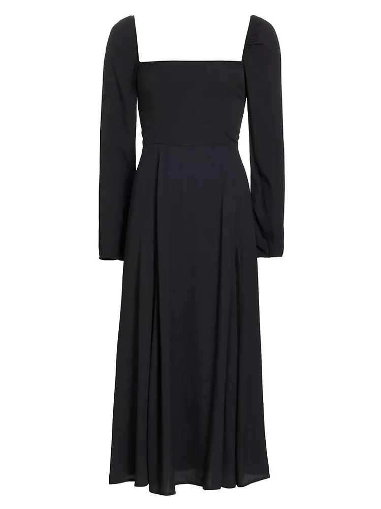 Sigmund Squareneck Midi-Dress