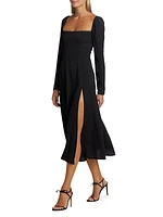 Sigmund Squareneck Midi-Dress