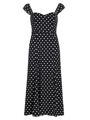 Bryson Polka Dot Midi-Dress