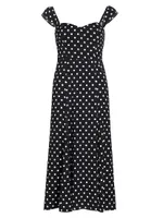 Bryson Polka Dot Midi-Dress