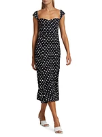 Bryson Polka Dot Midi-Dress