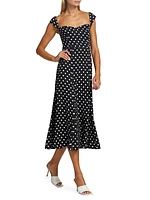 Bryson Polka Dot Midi-Dress