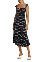 Bryson Polka Dot Midi-Dress