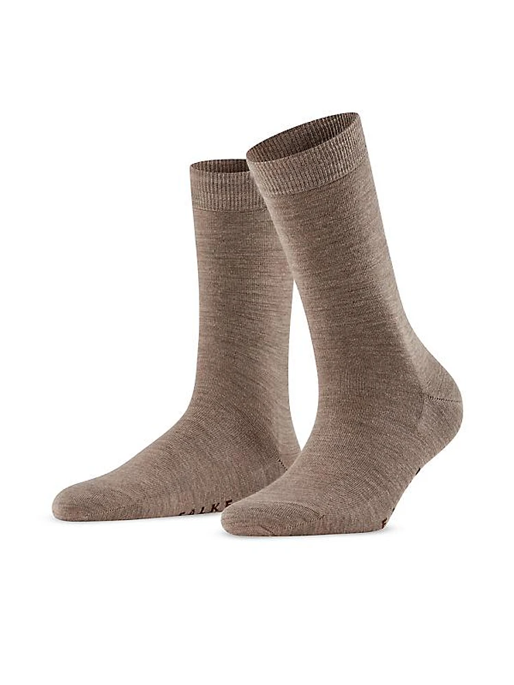 Merino Wool-Blend Crew Socks