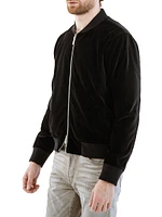 Maverick Velvet Bomber Jacket