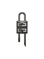 4G Padlock In Metal With Strass