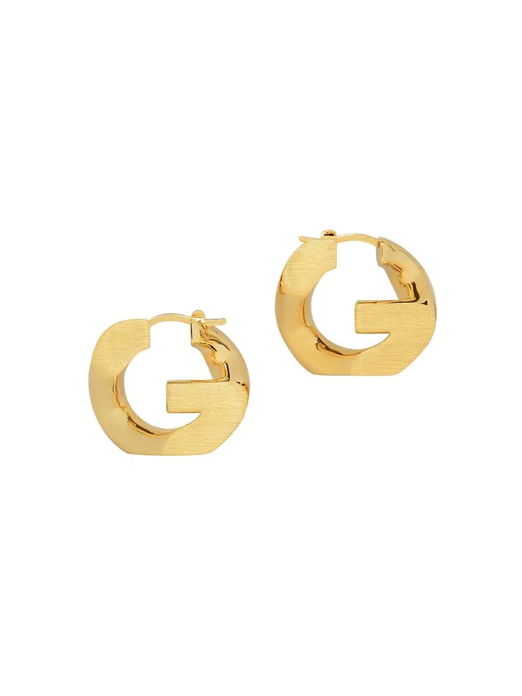 G Chain Earrings In Metal