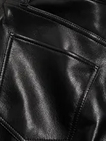 Le Jane Faux Leather Crop Pants