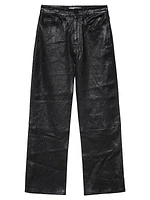 Le Jane Cropped Leather Pants