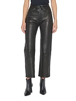 Le Jane Cropped Leather Pants