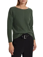 Ribbed Cashmere Pullover Sweater