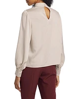 The Tiffany Stretch Silk Blouse