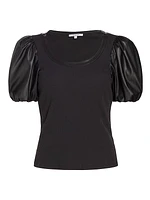 Willa Puff-Sleeve T-Shirt