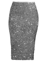 Confetty Sequin Midi-Skirt