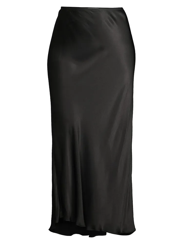 Satin Slip Maxi Skirt