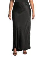 Satin Slip Maxi Skirt