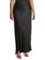 Satin Slip Maxi Skirt