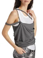 Asymmetric Sash Jersey Tank