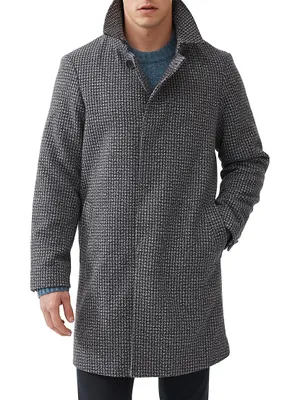 Hundalee Tweed Houndstooth Coat