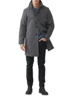 Hundalee Tweed Houndstooth Coat