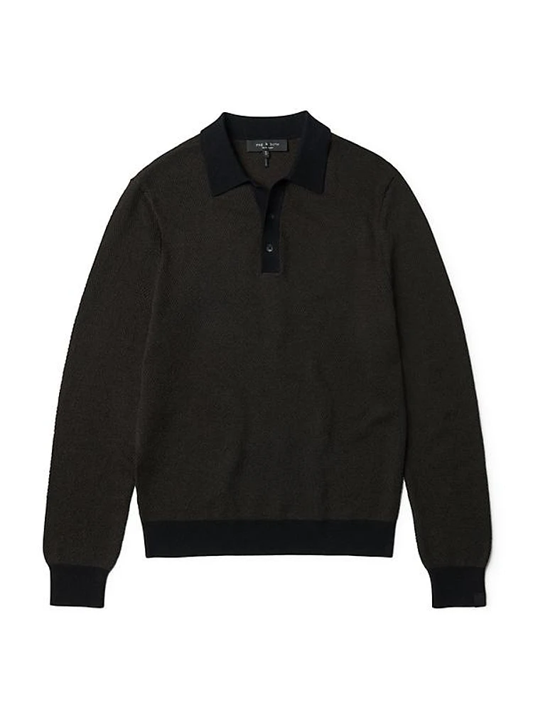 Harrow Long-Sleeve Polo Shirt