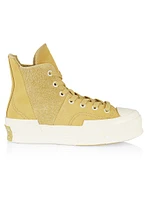 Chuck 70 Plus Suede High-Top Sneakers