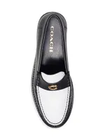 Jolene Colorblocked Leather Loafers