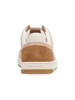 C201 Suede & Leather Low-TopSneakers