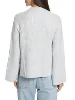 Asymmetric Button Sweater