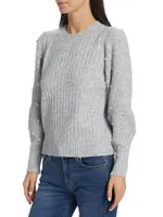 Faux Pearl Sweater