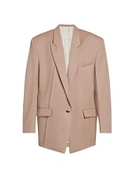 Oversized Single-Breasted Blazer