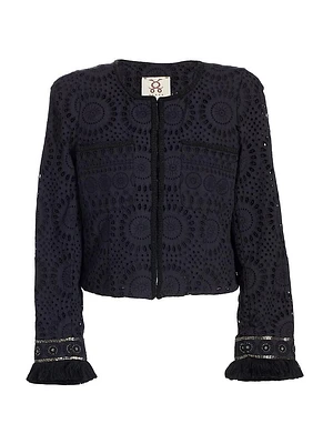 Dori Embroidered Cotton Jacket