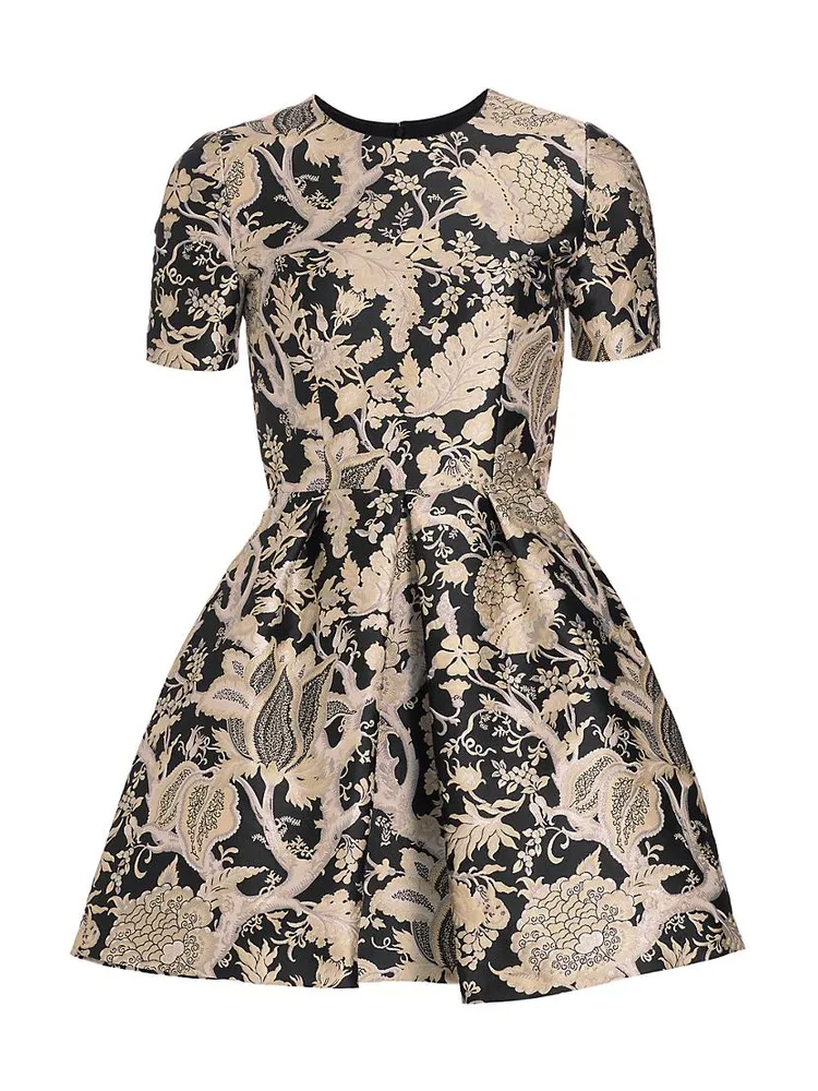 Floral A-Line Cocktail Dress