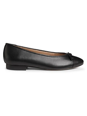 COLLECTION Leather Ballet Flats