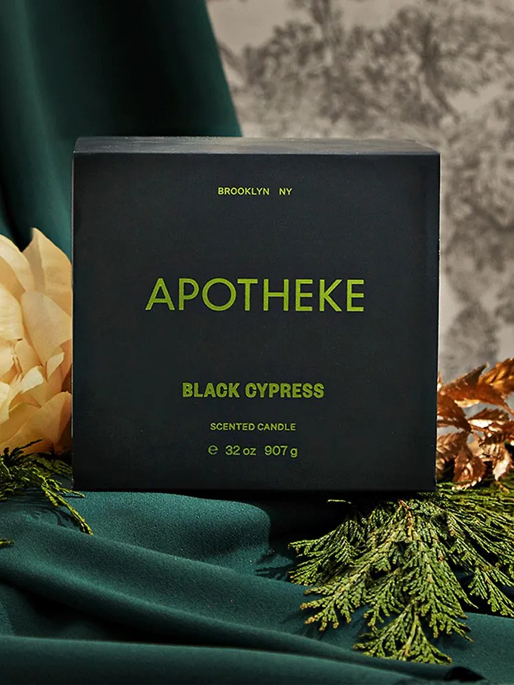 Black Cypress 3-Wick Scented Candle