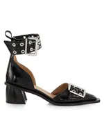 Chunky Buckle 50MM Pumps