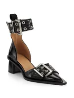 Chunky Buckle 50MM Pumps