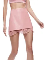 Rubi Lace-Trim Miniskirt