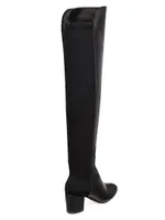 5050 Yuliana 60MM Leather Knee-High Boots