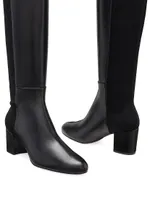 5050 Yuliana 60MM Leather Knee-High Boots