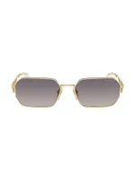 58MM Rectangular Sunglasses