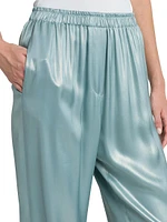 Laminated Satin Joggers