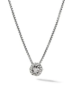 Petite Infinity Pendant Necklace With Diamonds