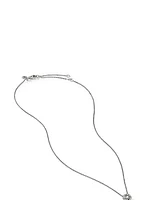 Petite Infinity Pendant Necklace With Diamonds