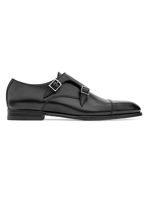 Addison Double-Monk-Strap Loafers