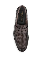 Zenith Woven Leather Loafers