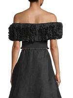 Ruffled Off-The-Shoulder Top